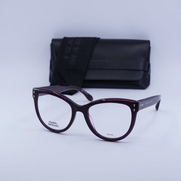 Final Price! Isabel Marant IM 0089/G 0T7 Plum Eyeglasses 53mm - Picture 6 of 11